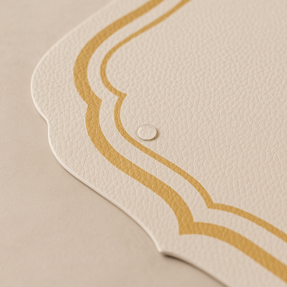 Premium Morandi Cream Placemats – Antislip & Thermal Protection