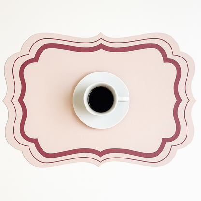 Premium Morandi Cream Placemats – Antislip & Thermal Protection
