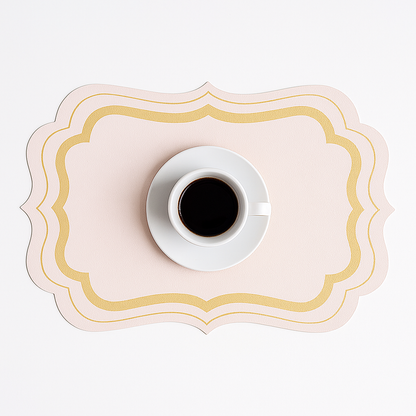 Premium Morandi Cream Placemats – Antislip & Thermal Protection