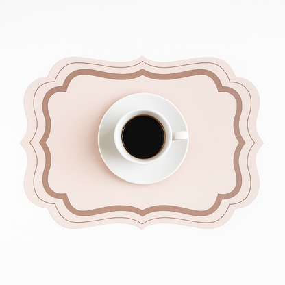 Premium Morandi Cream Placemats – Antislip & Thermal Protection