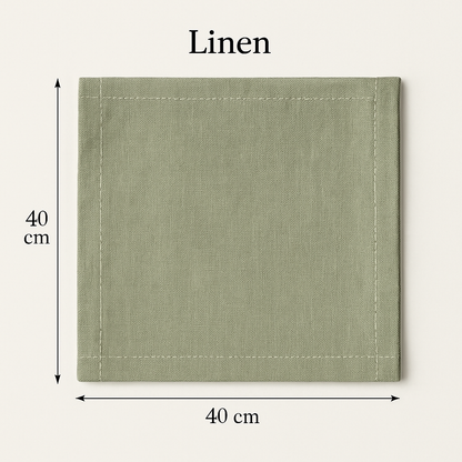 Aurora Linen Napkin Set – Timeless Elegance