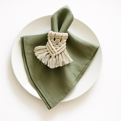Aurora Linen Napkin Set – Timeless Elegance