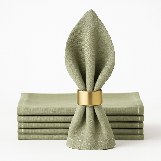 Aurora Linen Napkin Set – Timeless Elegance