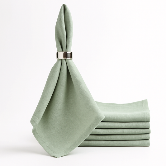 Maison Éclat Reusable Polyester Napkin Ensemble – 40x40cm, Multi-Set