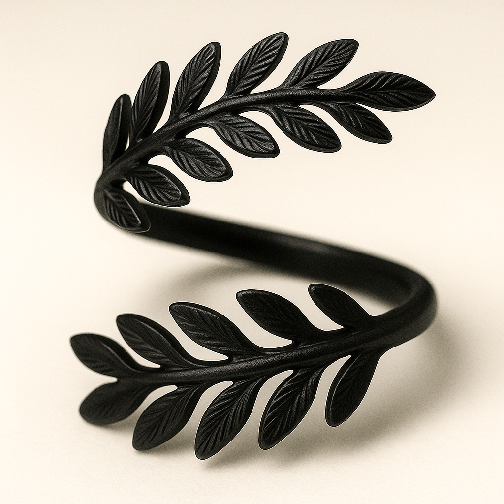 Wheatley Set – Premium Wheat Leaf Napkin Rings - 12 Pcs