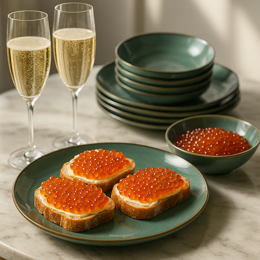 Seraphine Collection – Unique Textured Stoneware Dinnerware Set