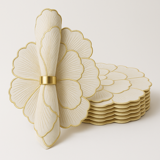 Siena Elegance 6-Piece Floral Sousplats Set