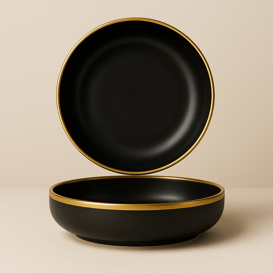 Porcelain Plates Lucerne Midnight Majesty
