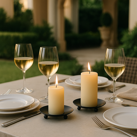 Candle Holder Elegant Aurora Grace