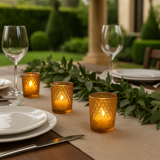 Candle Holder Capri Sunset Elegance