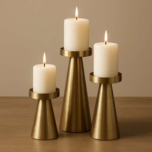 Candle Holders Siena Copper Charm – Set of 3