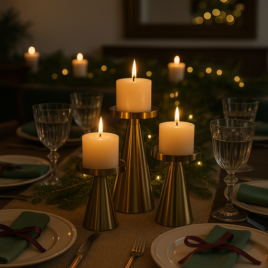 Candle Holders Siena Copper Charm – Set of 3
