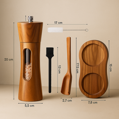 Salt & Pepper Mills Set Windsor Elegance