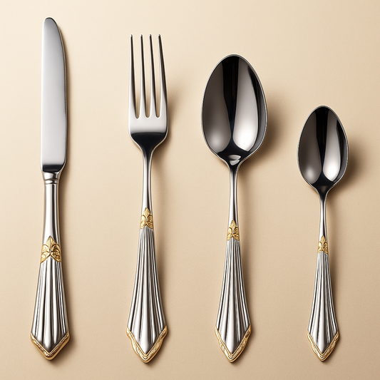 Cutlery Set Versailles Monarchy Golden Elegance