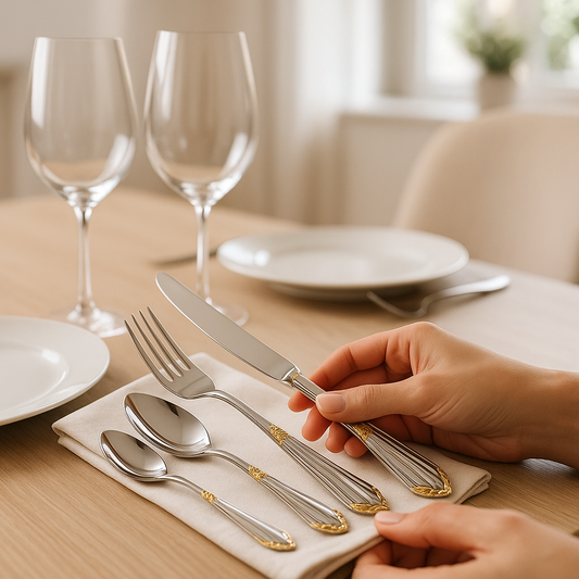 Cutlery Set Versailles Monarchy Golden Elegance
