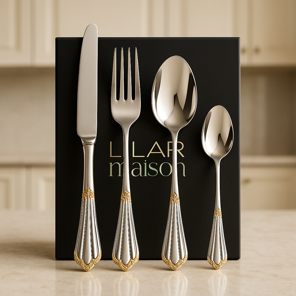 Cutlery Set Versailles Monarchy Golden Elegance