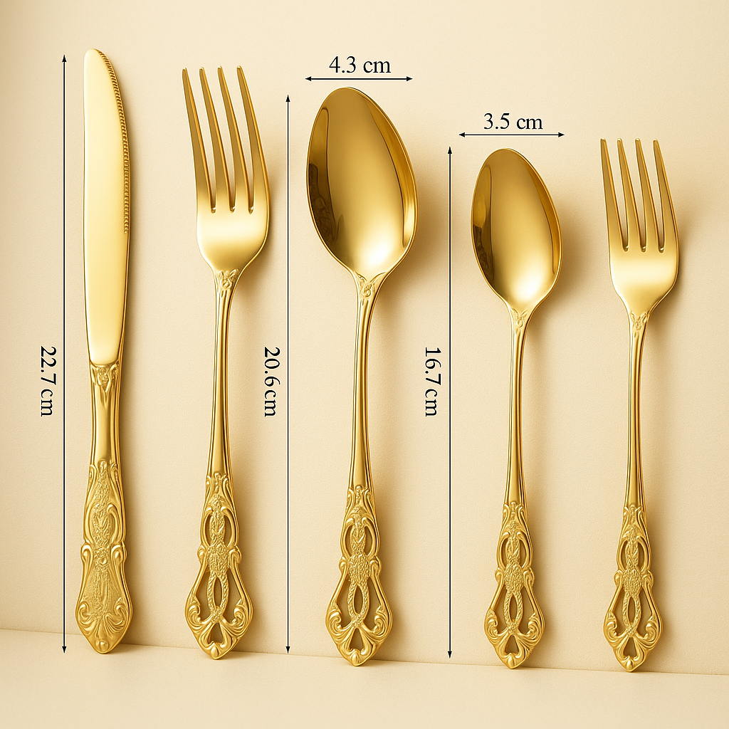 Cutlery Set Florence Aristocratic Hollow Elegance