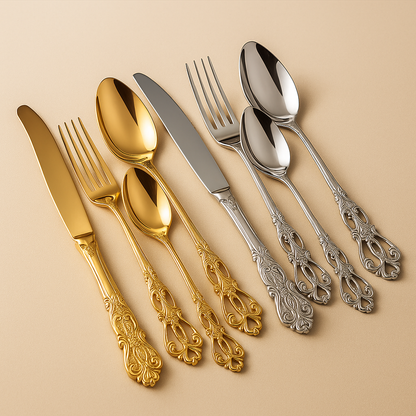 Cutlery Set Florence Aristocratic Hollow Elegance