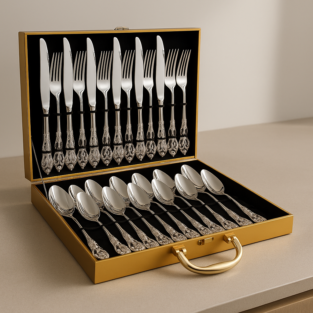 Cutlery Set Florence Aristocratic Hollow Elegance
