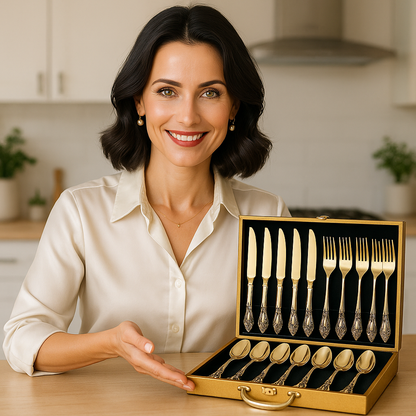 Cutlery Set Florence Aristocratic Hollow Elegance