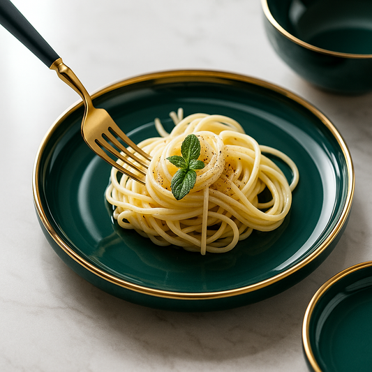 Porcelain Dinner Plate Tivoli Emerald Grace
