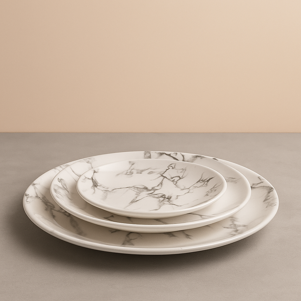 Plates Copenhagen Nordic Marble Essence