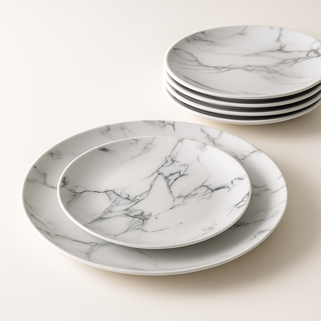 Plates Copenhagen Nordic Marble Essence