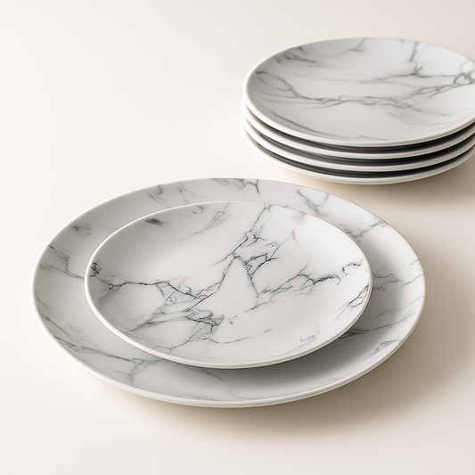 Plates Copenhagen Nordic Marble Essence