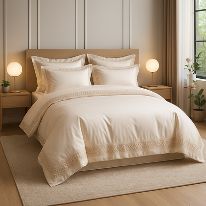 Bedding Set Prestige Egyptian Cotton Embroidery 1200TC
