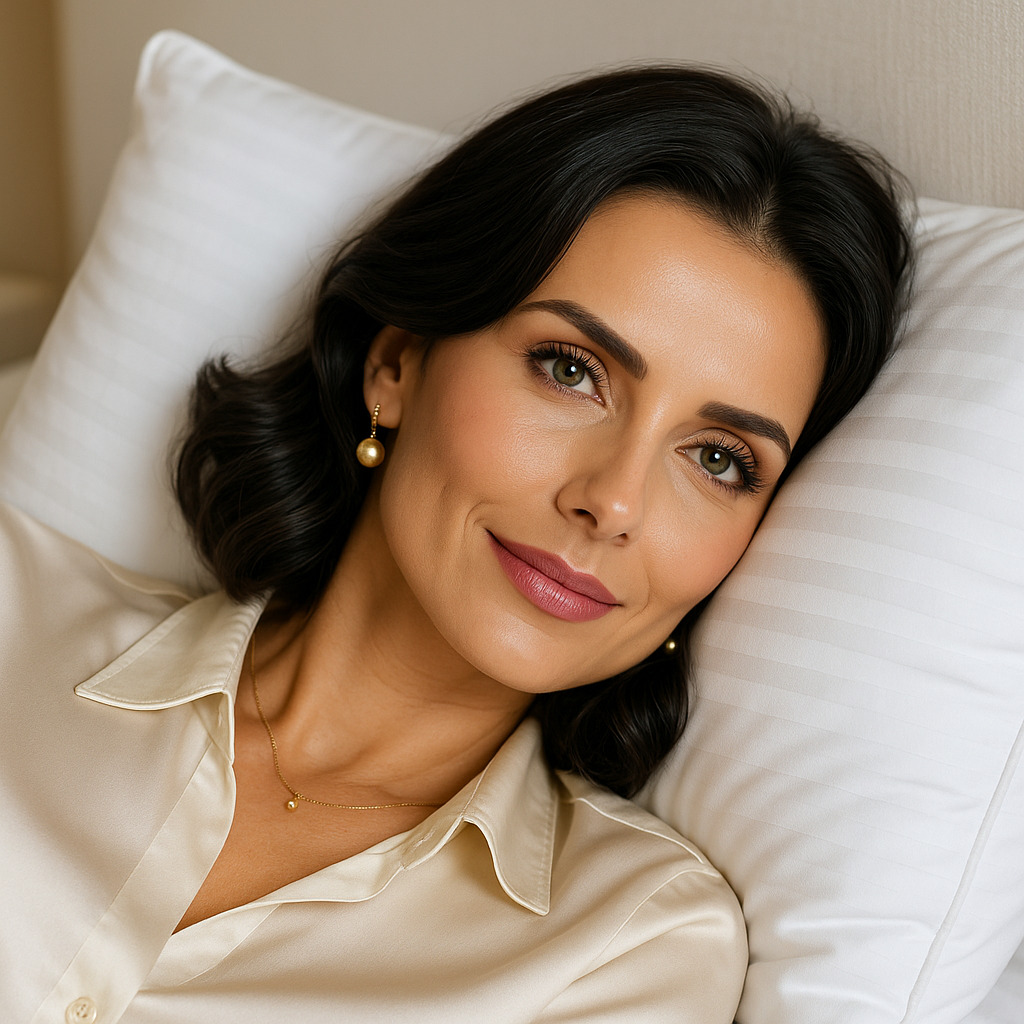 Pillow Éclat White Goose Down Cotton Luxury