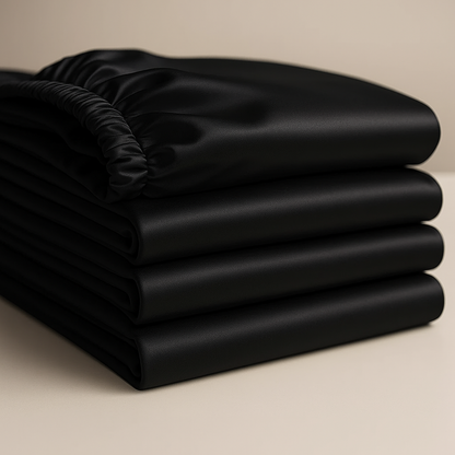 Bedsheet Splendor Satin Fitted Sheet Soft Elegance
