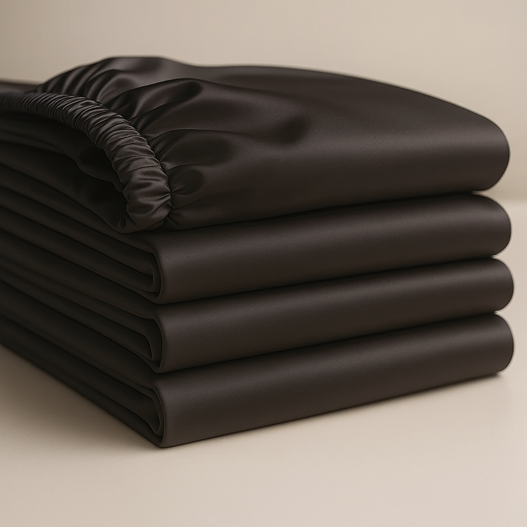 Bedsheet Splendor Satin Fitted Sheet Soft Elegance