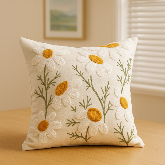 Pillow Cover Bloom Nordic Floral Living Elegance