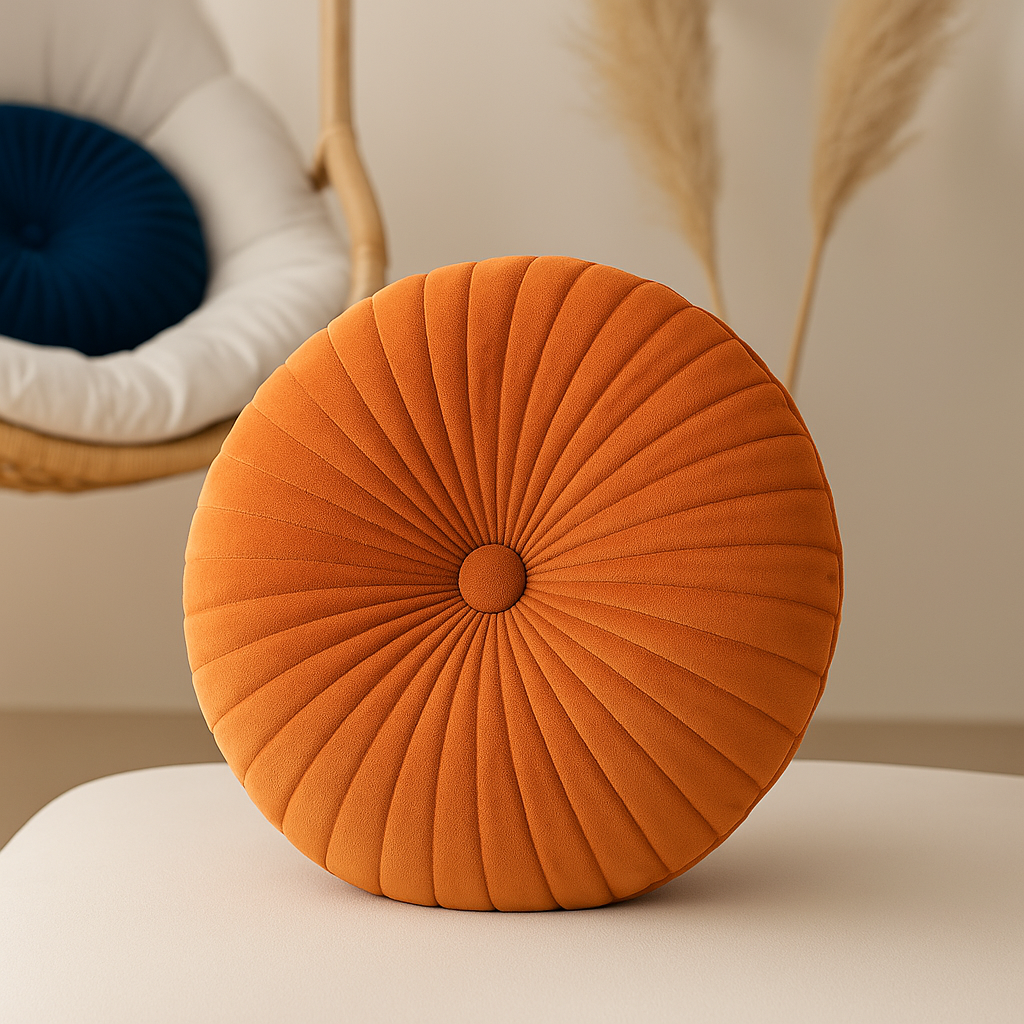 Cushion Pouf Round Aurelia Living Accent