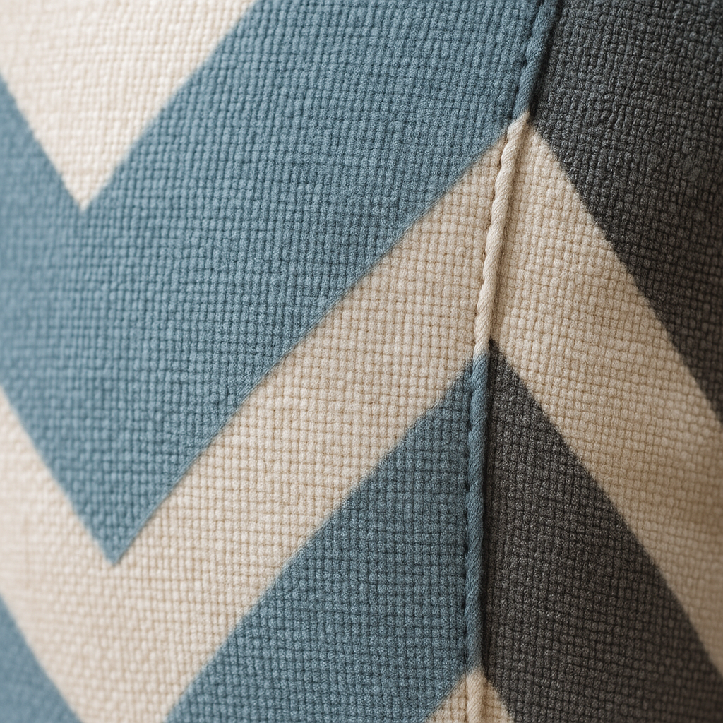 Pillow Cover Blue Linen Elegance