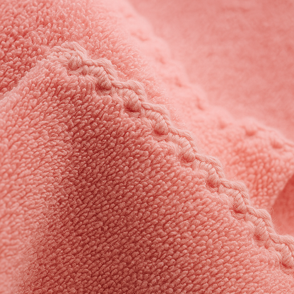Coral Velvet Bath Towels Milan Comfort