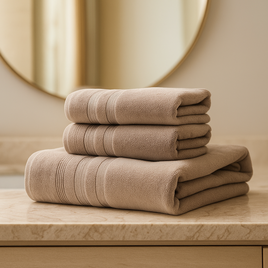 Bath Towels Bamboo Fiber Harmony Elegance