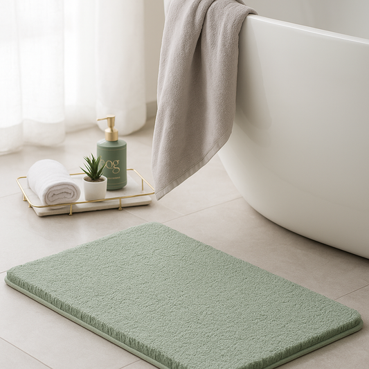 Bath Mat Cotton Plush Comfort Elegance