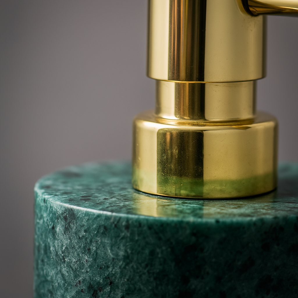 Bathroom Accessories Marble Green Prestige Elegance