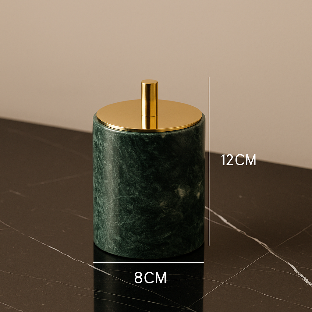 Bathroom Accessories Marble Green Prestige Elegance
