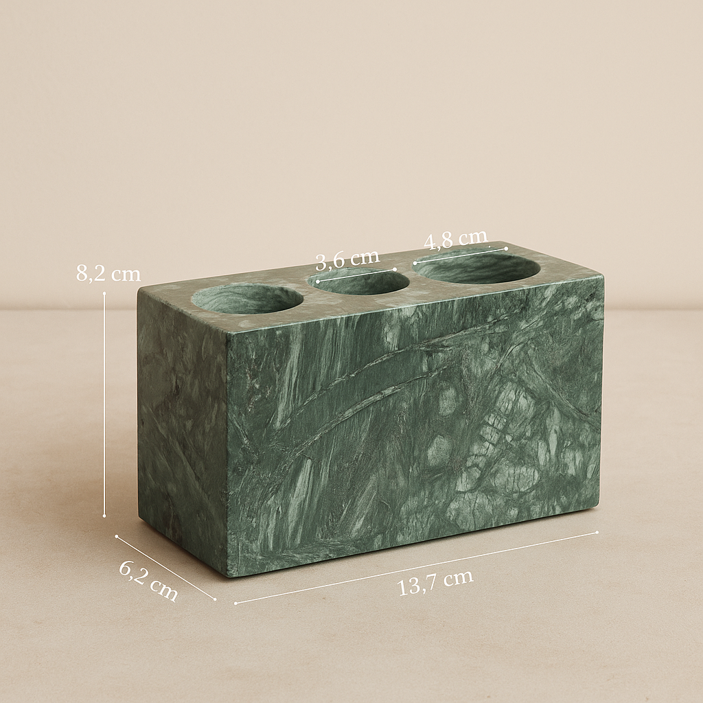 Bathroom Accessories Marble Green Prestige Elegance