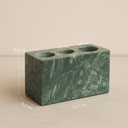 Bathroom Accessories Marble Green Prestige Elegance