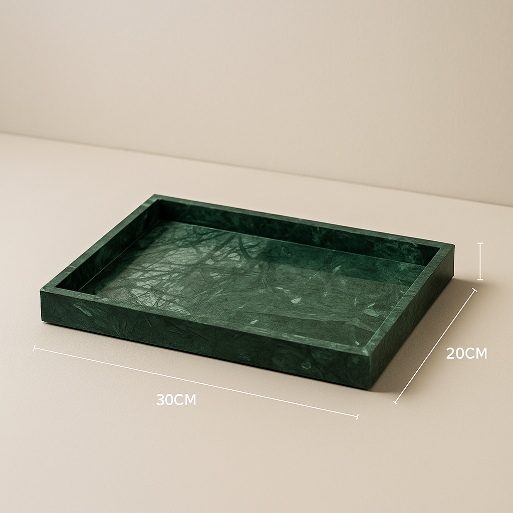 Bathroom Accessories Marble Green Prestige Elegance