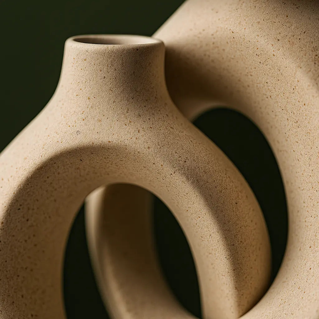 Vase Ceramic Nordic Hollow Modern Elegance