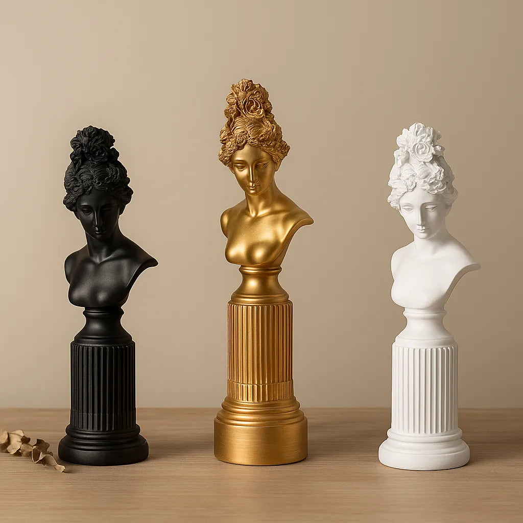 Sculpture Resin Goddess Freya Figurine Elegance