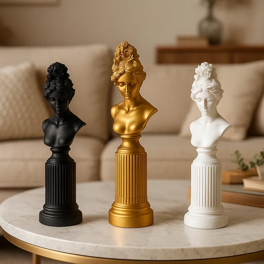 Sculpture Resin Goddess Freya Figurine Elegance