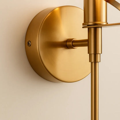 Wall Lamp Gold Marble Copper Modern Brilliance