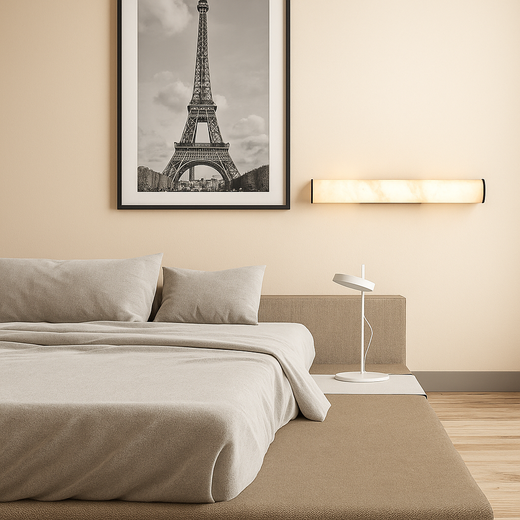 Wall Lamp Marble Black Gold Luxe Radiance