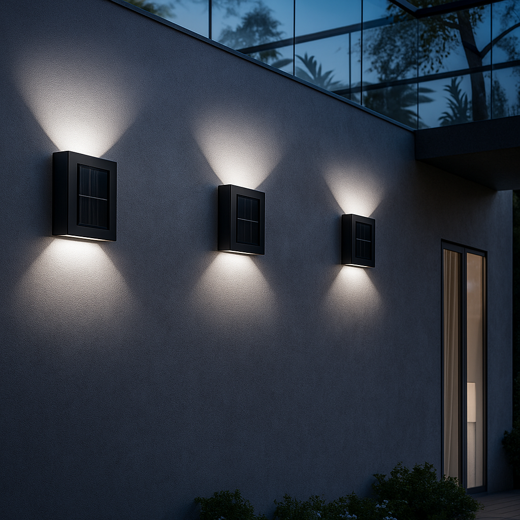 Wall Light Outdoor Waterproof Solar Up Down Brilliance