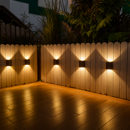 Wall Light Outdoor Waterproof Solar Up Down Brilliance